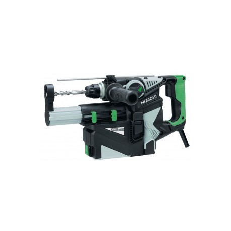 Perforateur-burineur Hitachi DH28PD - SDS-plus 720W, 3,5 Joules avec récupérateur de poussières - Ø28mm_0