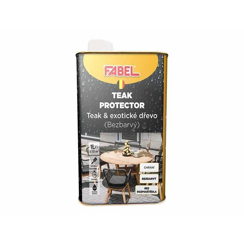 Produit de protection incolore pour teck 1l – fabel – liquide à base aqueuse – 2naz0289_0