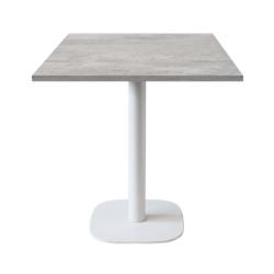 Restootab - Table 70x70cm - modèle Round blanc béton naturel - gris TB-ROU1-7070M-BET.NAT_0