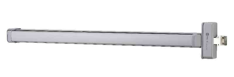 Serrure anti-panique S-Push 1 point réversible - finition laqué gris - norme CE NF EN1125 - THIRARD_0