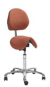 Siège professionnel - Dalton Euromatic - Tissu CURA orange - Posture détendue et confort optimal_0