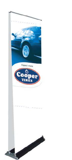 Systèmes d'exposition pour stand - Supports pour bannière, X Banner, L Banner, présentoirs portables_0