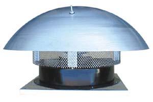 Tourelle de ventilation hélicoïde - TJH - moteur Leroy Somer IP55 classe F - puissance ≤ 1,1 kW_0