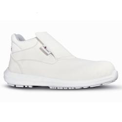 U-Power - Chaussures de sécurité montantes SHINE GRIP - Environnements humides et aseptisés - S2 SRC Blanc Taille 41 - 41 blanc matière synthétiq_0