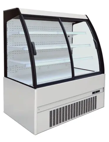 Vitrine semi verticale groupe intégré - version incurvée ou oblique  - CONTINUS SEMI VERTICALE_0