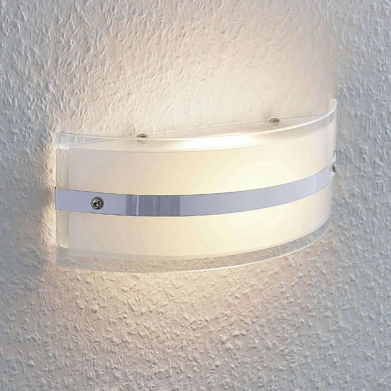 LINDBY APPLIQUE EN VERRE ZINKA LED, 25 CM