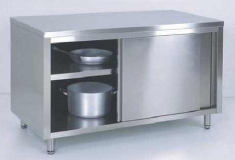 Armoire inox sur pieds 180x60cm_0