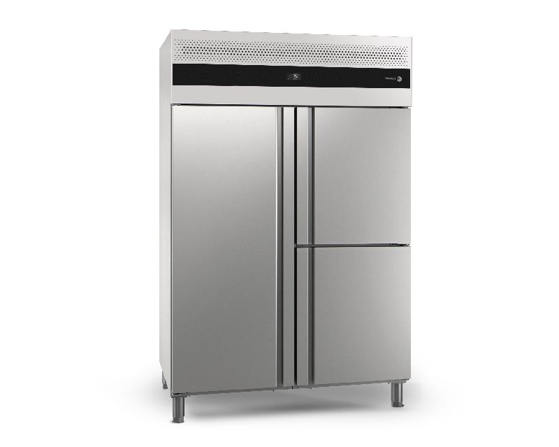 Armoire réfrigérée positive CONCEPT Monobloc avec 2 compartiments et 3 portes  1144L Fagor Professional - jeu de 4 roulettes_0
