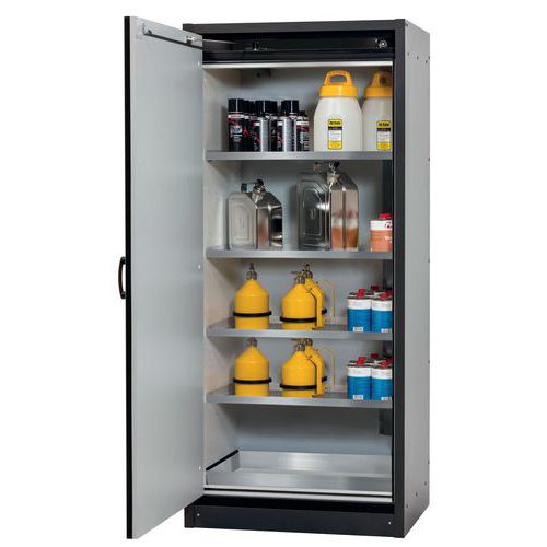 ARMOIRE Q-CLASSIC-30 Q30.195.086.WD ARGENT-4 ÉTAGÈRE 1 BAC