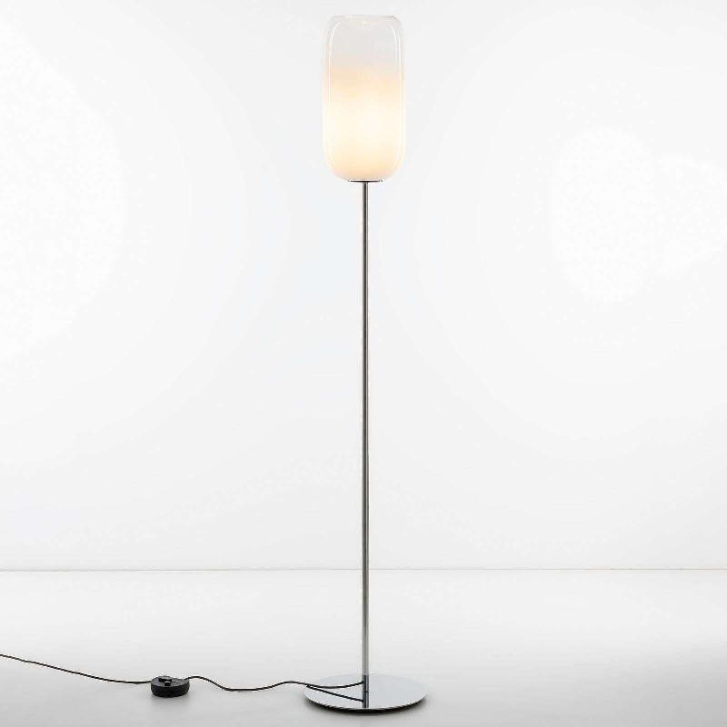 ARTEMIDE GOPLE LAMPE SUR PIED BLANC/ARGENTÉ