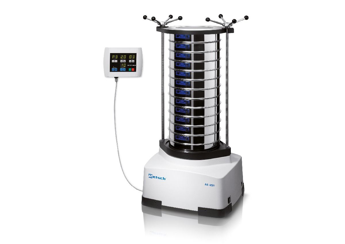 As 450 control - tamis et tamiseurs alimentaires - retsch - diamètres des tamis utilisables: 400 mm à 450 mm_0