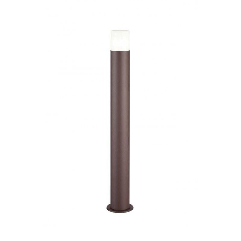 Balise extérieure IP44 E27 fonte aluminium rouille - Trio - Hoosic - marron 4017807410570_0