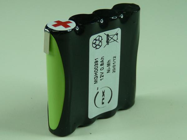 Batterie NiMH 4x AAA NX ST1 - 4.8V 800mAh T2 - Marque NX_0