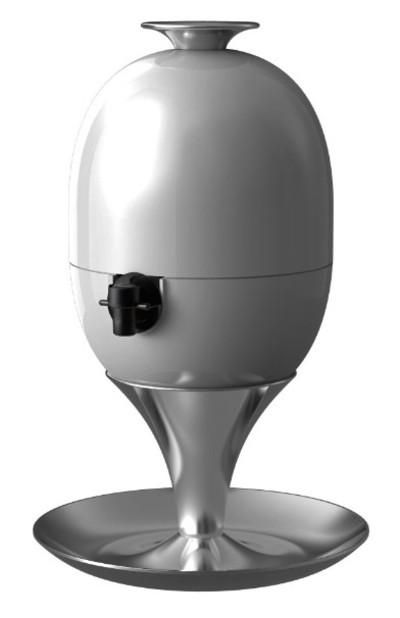 BIB DISPENSER BLANC ET CHROME 3L