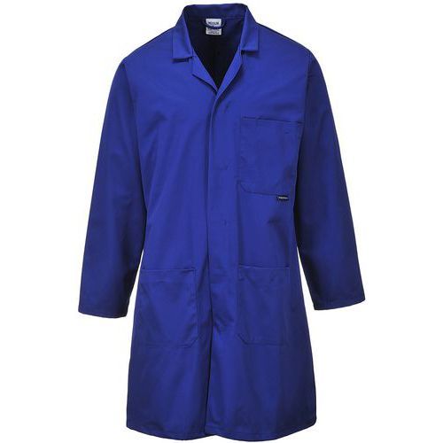 BLOUSE DE TRAVAIL STANDARD FERMETURE PRESSION 2852 BLEU S - PORTWEST