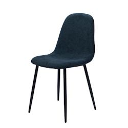 Chaise Ariane bleue x2 -  Autre Tissu Amadeus 44x55 cm - bleu textile 3520071964997_0