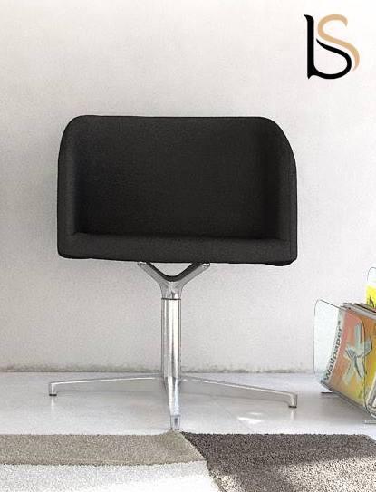 Chauffeuse d'accueil Nest - Mobel Linea - Gris anthracite A600_0