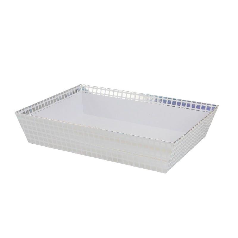 Corbeille carton holographique 36x27x7 cm_0