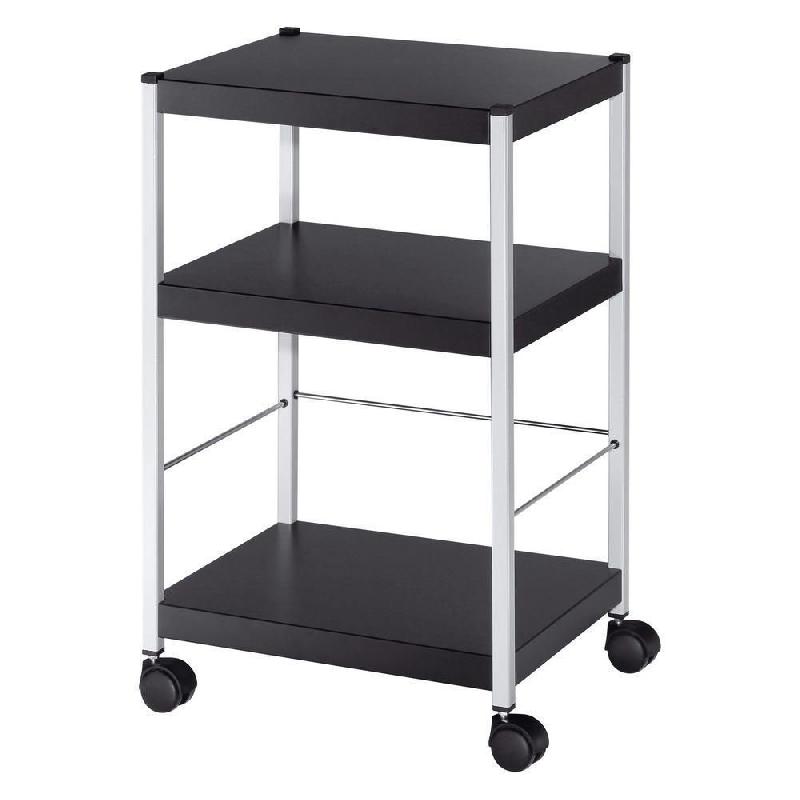 DESSERTE POLYVALENTE- METAL - LARGEUR 45 X HAUTEUR 74 CM - NOIR