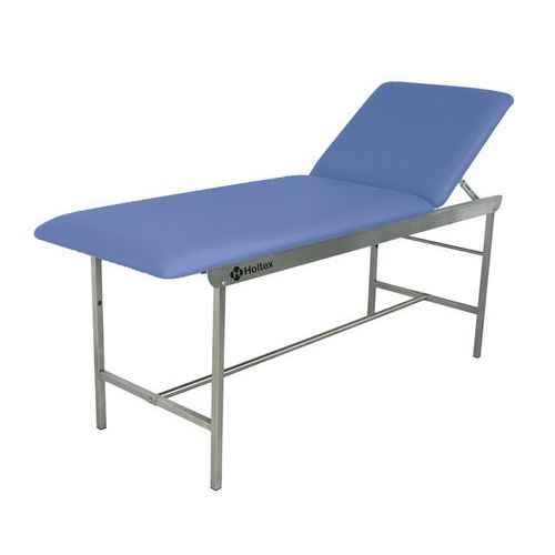 DIVAN D'EXAMEN HOLTEX INOX - SYSTÈME DE MONTAGE RAPIDE - BLEU LAVANDE - HOLTEX