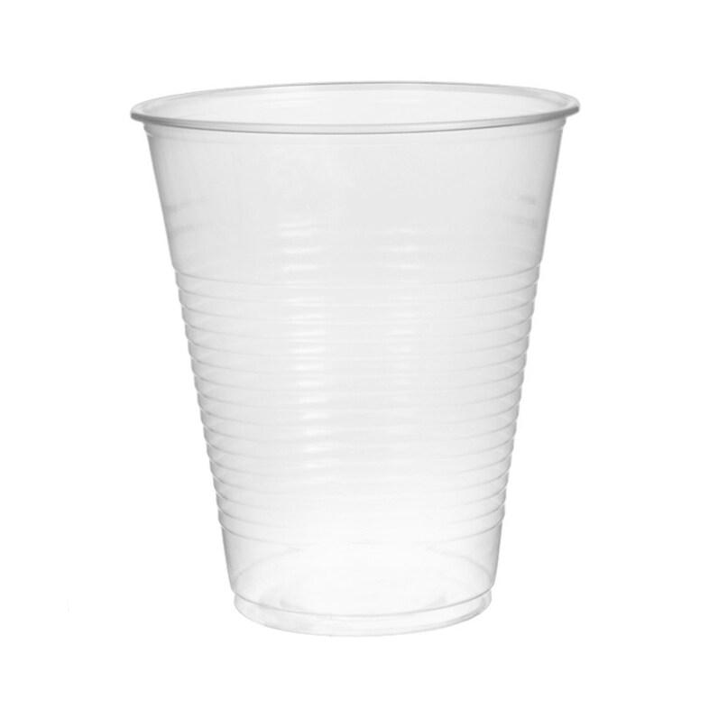 Gobelet en plastique transparent 200ml (eau/thé) 5x100un - 6611018_0
