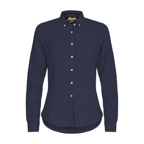 J.HARVEST & FROST YB54 OXFORD CHEMISE FEMMES MARINE - TAILLE L