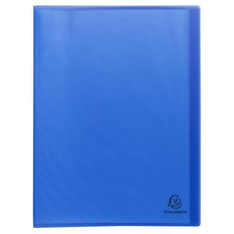 LOT DE 20 - PROTÈGE-DOCUMENTS PP RECYCLÉ SEMI-RIGIDE OPAK 40 VUES - A4 - BLEU CLAIR