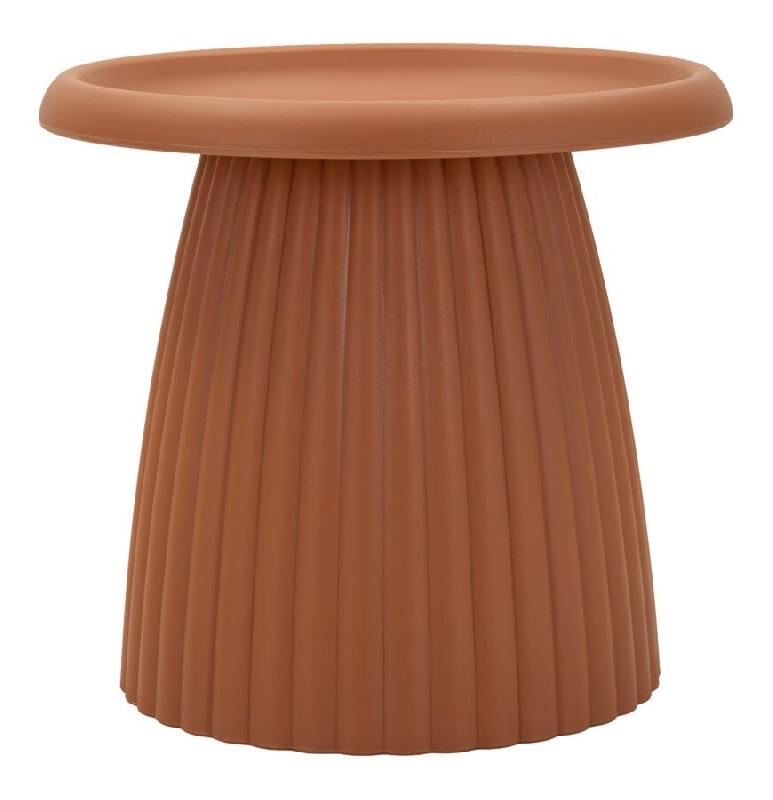 Mauro Ferretti Table Basse Geax Rouge, Petite Taille - Table Basse En Plastique, Ø 50 X 45 Cm, Design Moderne Et Compact - rouge 14295900R3_0