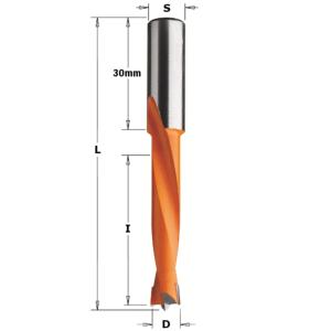 MÈCHE À PERCER CARBURE MULTIBROCHES POUR TROUS BORGNES - DIAMÈTRE 10MM - LONGUEUR TOTALE 77MM - CMT 362