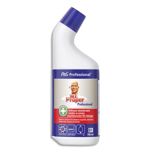 Mr Propre Professional - Gel WC nettoyant et détartrant - 750ml - Parfum frais - Pour toilettes et urinoirs_0