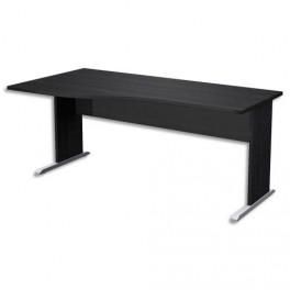MT INTERNATIONAL BUREAU VAGUE CONCEPT RETOUR GAUCHE PIÉTEMENT L 180X76X50 CM NOIR FRÊNE