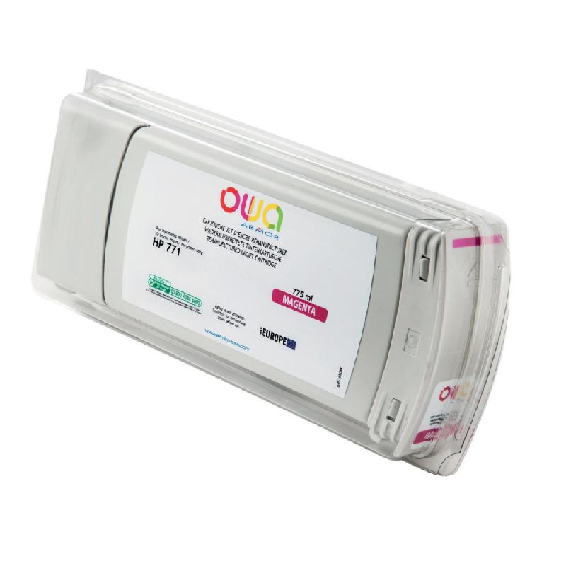 OWA B45165OW Cartouche d'encre remanufacturée compatible HP 771 - Magenta_0