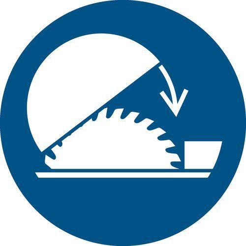 PANNEAU FERMETURE DE LA LAME DE SCIE OBLIGATOIRE Ø 300 - DJOIS MADE BY TARIFOLD