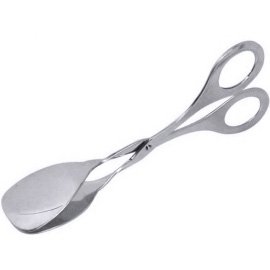 PINCE À PÂTISSERIE/À GÂTEAUX EN ACIER INOXYDABLE 18/0, BRILLANTE, LONGUEUR 17,5 CM
