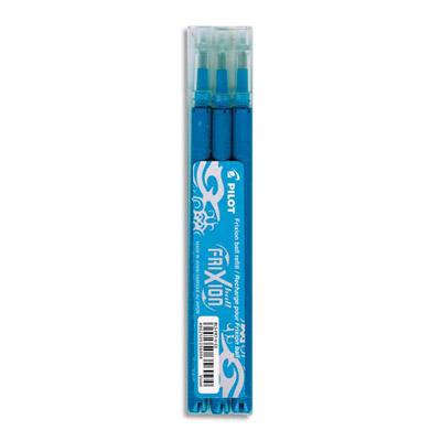 POCHETTE DE 3 RECHARGES PILOT POUR ROLLER FRIXION BALL TURQUOISE DE PILOT