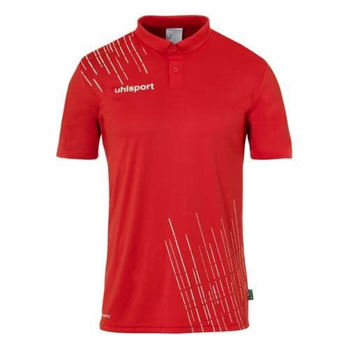 POLO POLYCOTON - UHLSPORT - SCORE 26 ROUGE/BLANC