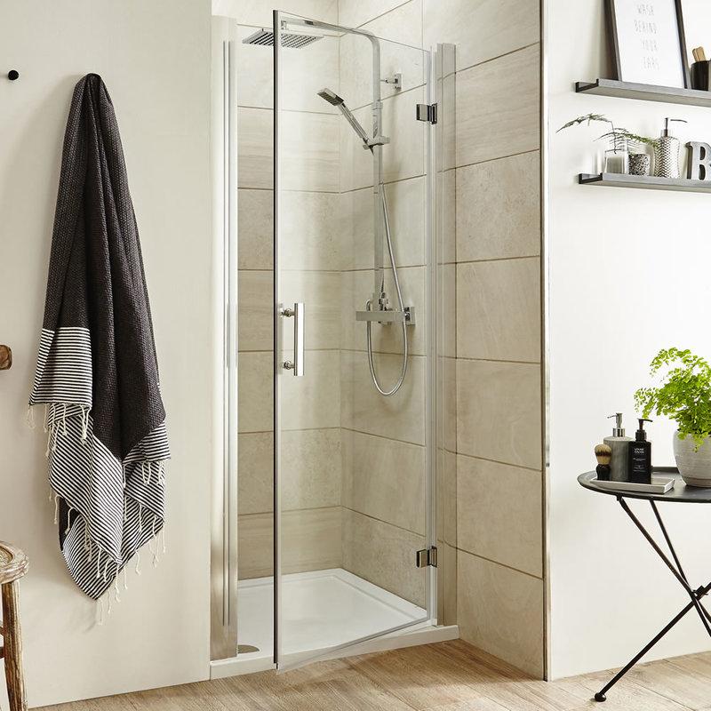 PORTE DE DOUCHE PIVOTANTE 90CM - HUDSON REED