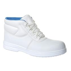 Portwest - Chaussures de sécurité montantes ALBUS S2 - Industrie médicale et agroalimentaire Blanc Taille 45 - 45 blanc matière synthétique 50361_0