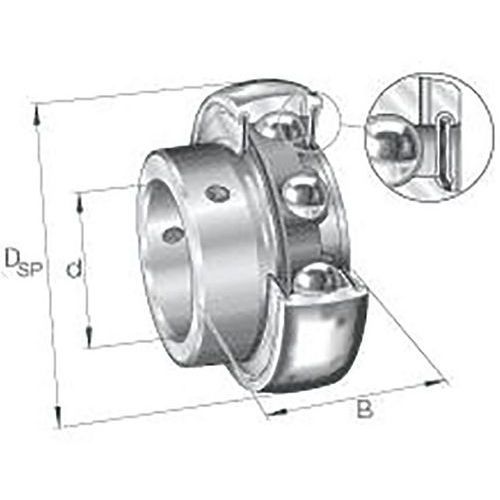 RADIAL INSERT À ROULEMENT À BILLES - INA