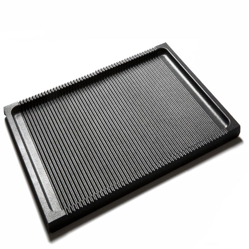 RISOLI' bbq grill plaque en fonte d'aluminium haute epaisseur  cm 28x26,5 - noir aluminium OP0122/38TP0_0
