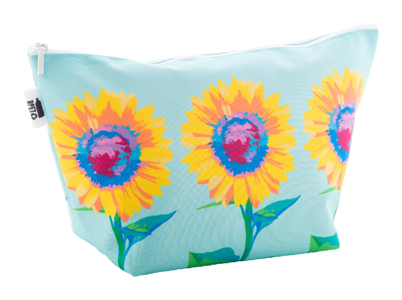 Trousse à maquillage personnalisée - en polyester RPET 600D avec sublimation sur toute la surface_0