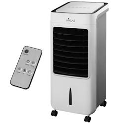 Ventilateur Rafraichisseur d'air mobile 80W Télécommande 3 vitesses ICEBERG NIKLAS - blanc 8015234961128_0