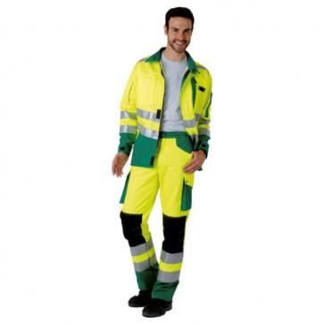 Veste HV2 Roady - Orange fluo/Marine - Taille 6 - Bandes rétro-réfléchissantes 70mm - MUZELLE DULAC/HASSON_0