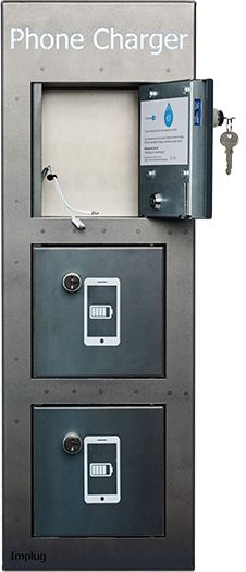 Armoire de rechargement de téléphones - Implug - Poids 11 kg - Entrée 100-240 V, 50-60 Hz - Sortie 5 V 12 A max 60 Watt_0