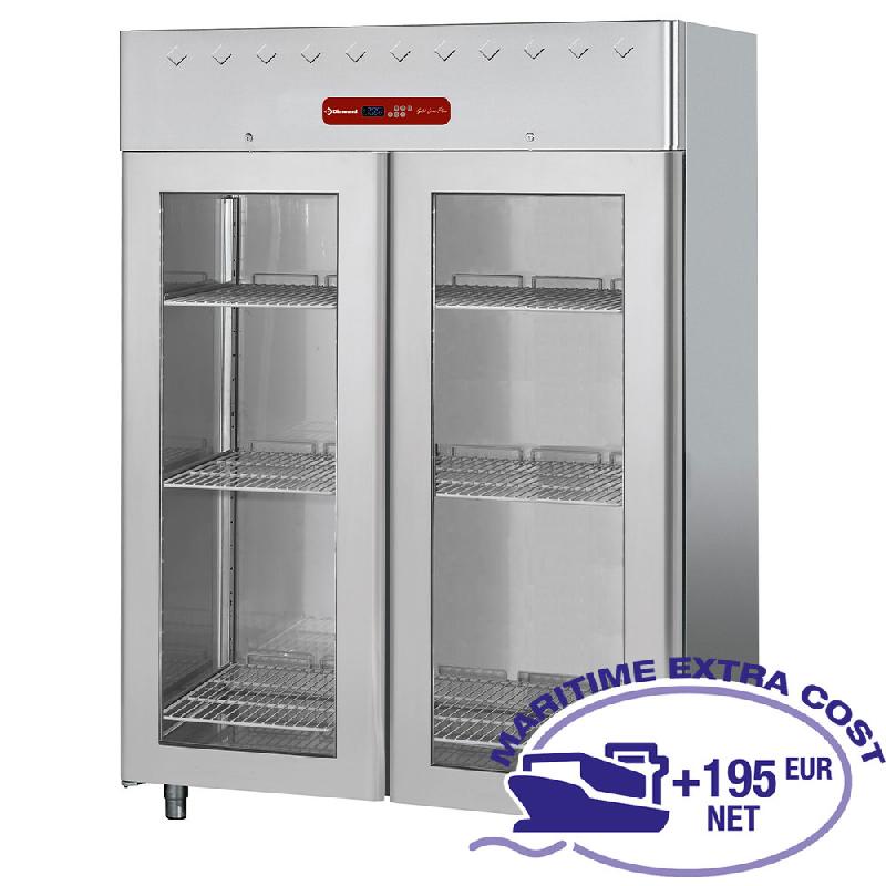 Armoire frigorifique 1400 litres ventilée, 2 portes vitrées gn 2/1 - AD2N/H2G-R2_0