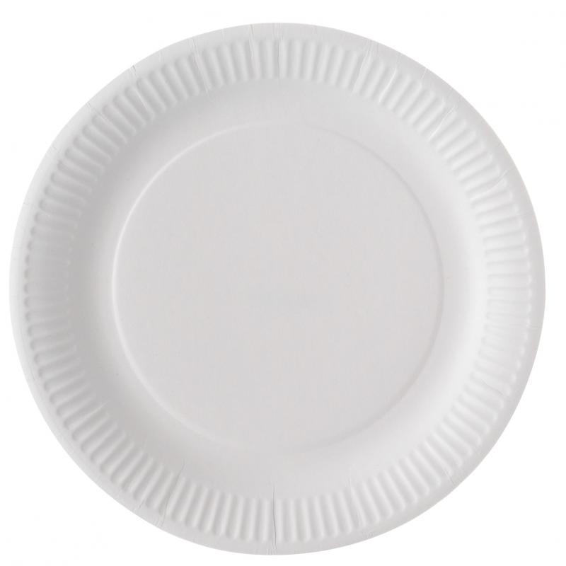 Assiette en carton personnalisée - diamètre 23 cm - marquage de 1 à 4 couleurs_0
