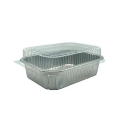 Barquette aluminium premium 1000ml + couvercle par 750 pièces JORIDEAL - aluminium 8003980641319_0