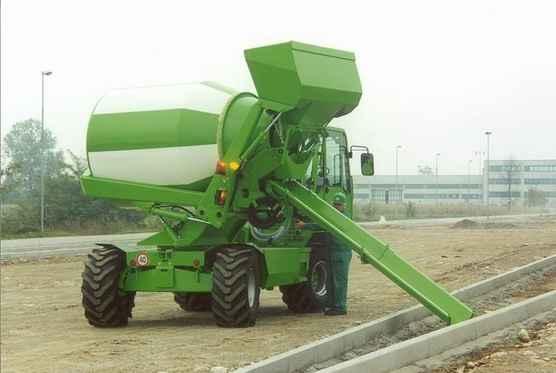 Bétonnière électrique DBM2500EV - 2500L - Autochargeable Merlo pour mortiers et bétons_0