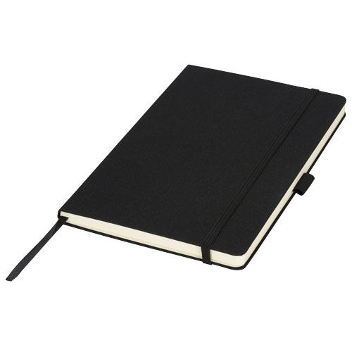 Bloc-notes midi Mélodie 10712300 - tissu classique avec fermeture élastique et 80 feuilles à lignes_0
