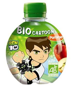 BOOWL - BEN 10 BOISSON RAFRAÎCHISSANTE POMME 33 CL